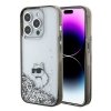 Etui Karl Lagerfeld do iPhone 15 Pro Liquid Glitter – Choupette – Przezroczyste